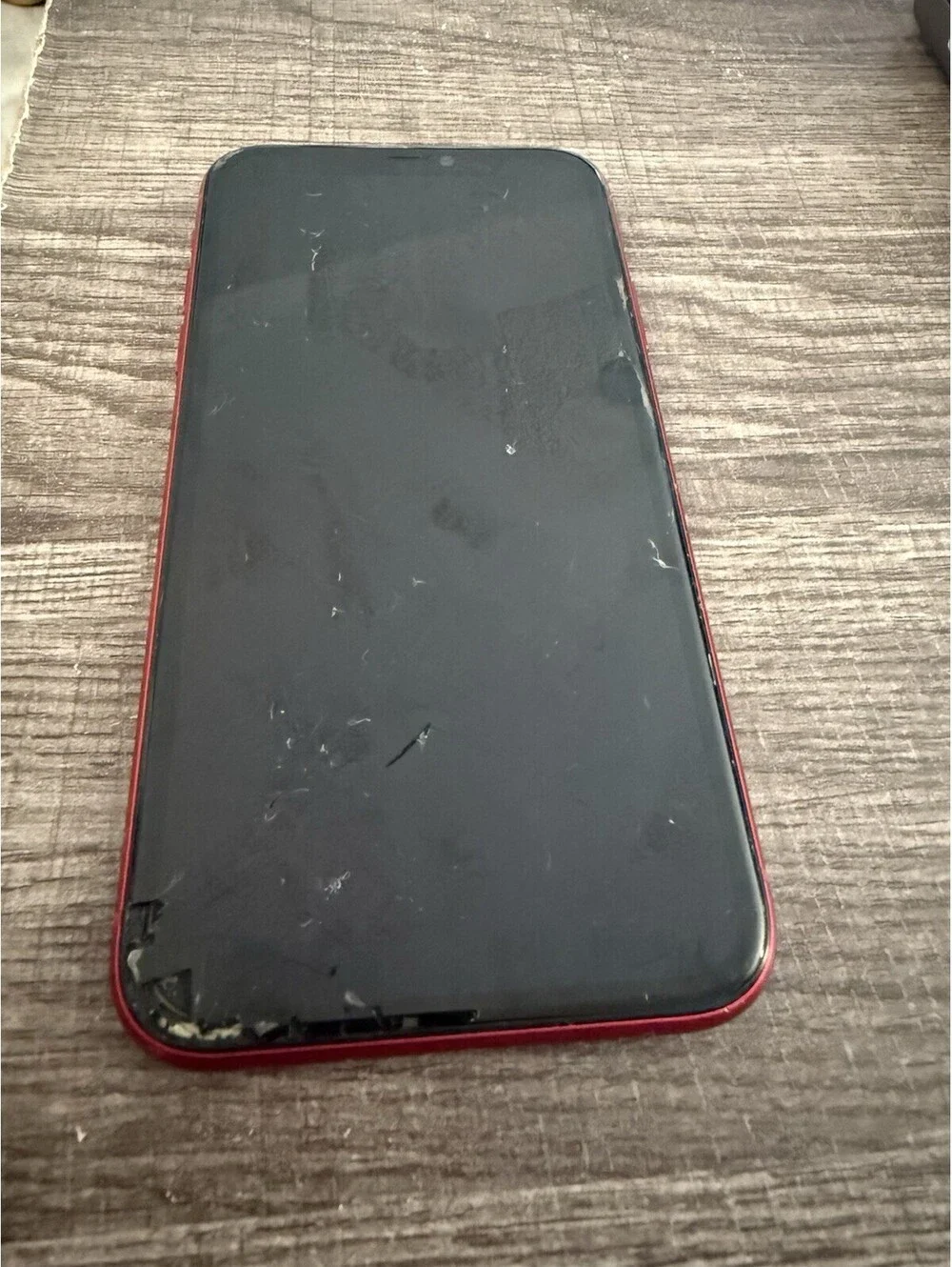 Apple iPhone 11 Product Red broken